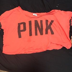 Pink crop top